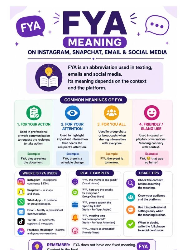 FYA Meaning on Instagram, Snapchat, Email & Social Media (2026)
