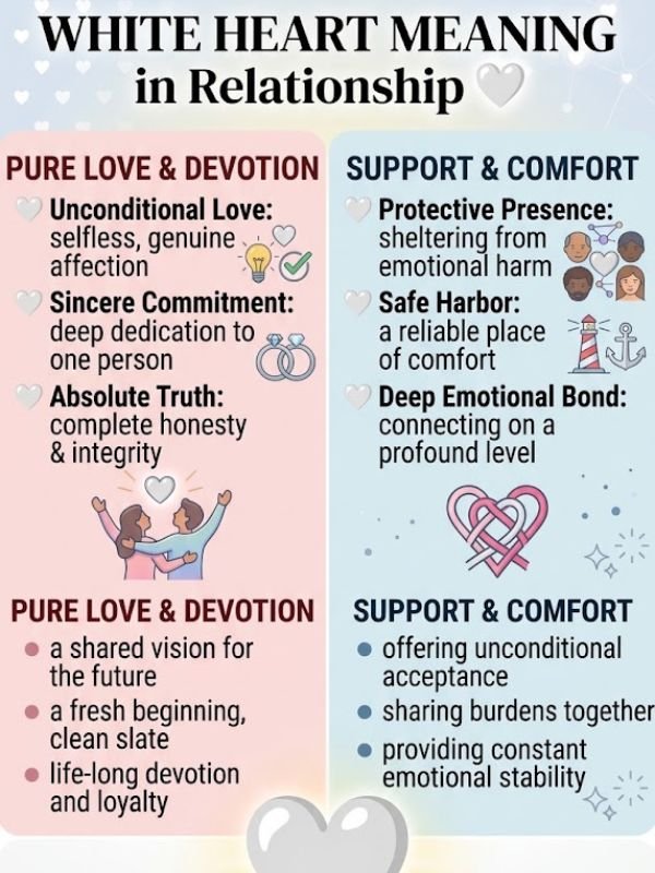 White Heart Meaning in Relationship