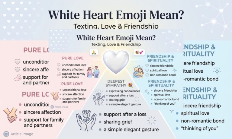 White Heart Emoji Mean? (2026) Texting, Love & Friendship